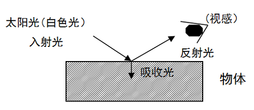 熒光增白劑之光的反射